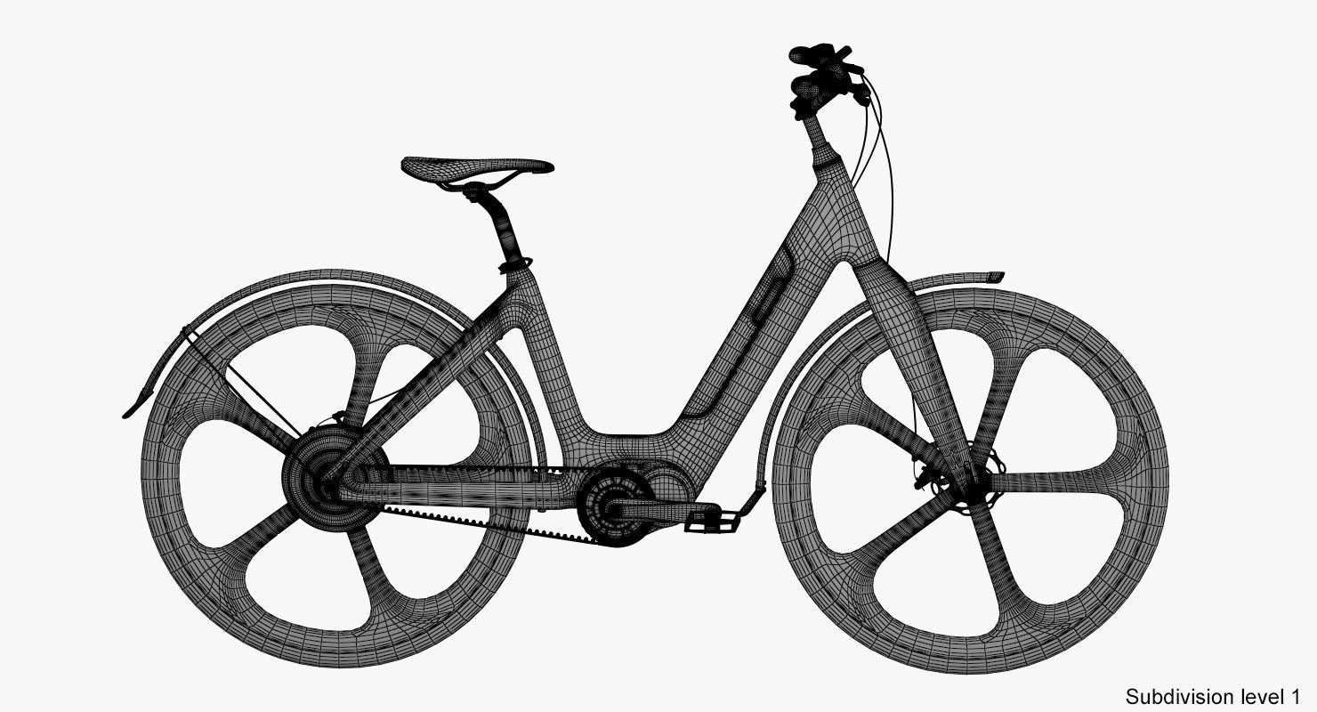 Electric bike 6 3D model_18