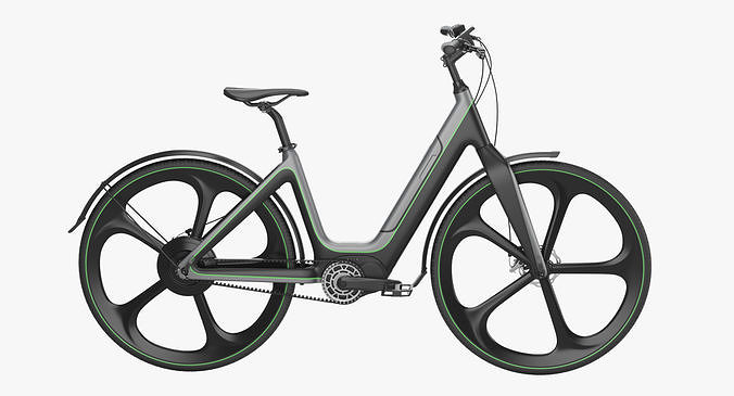 Electric bike 6 3D model
