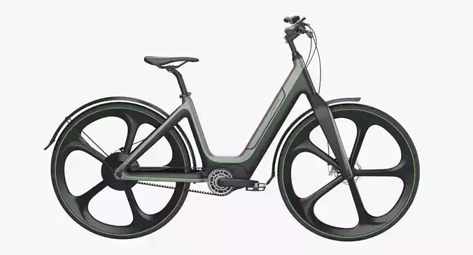 Electric bike 6 3D model