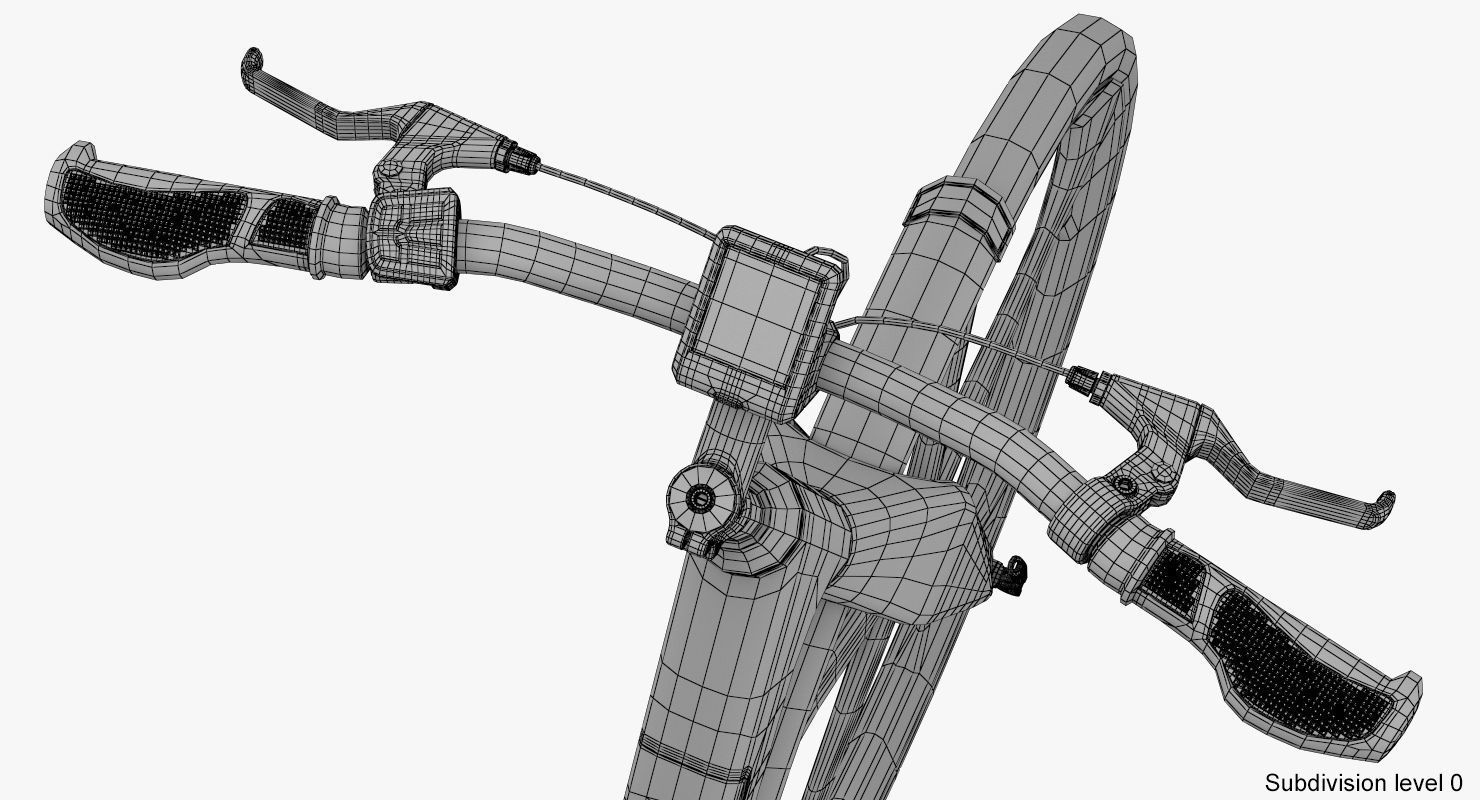 Electric bike 6 3D model_21