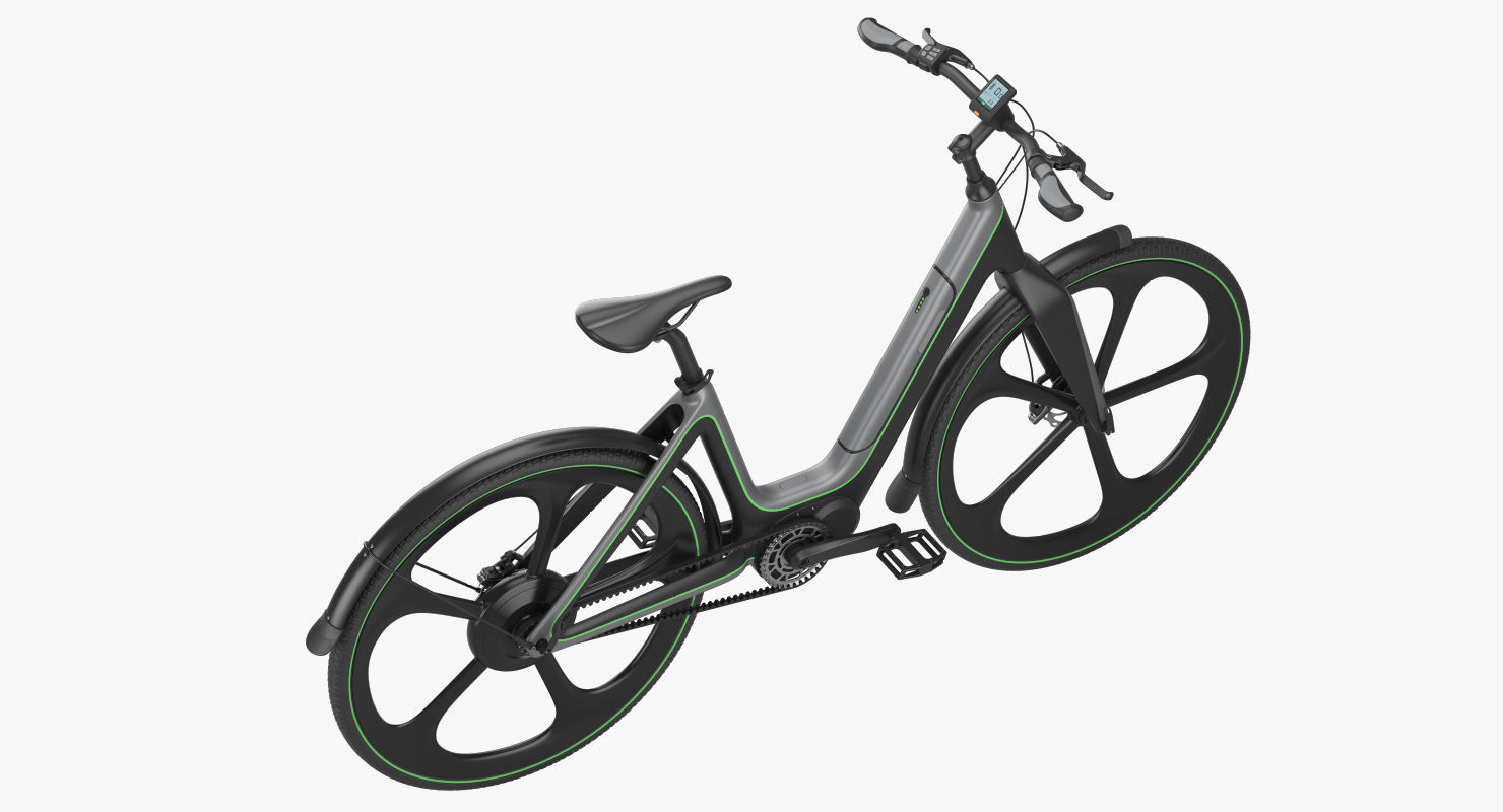 Electric bike 6 3D model_9