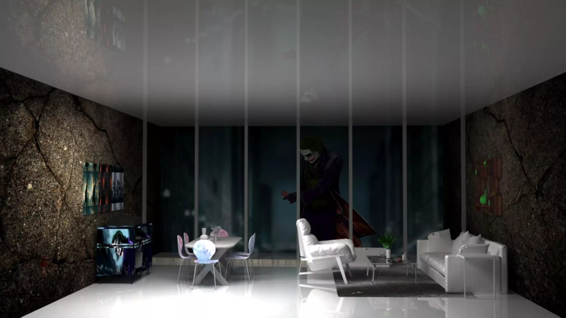 room created interior design 3D model