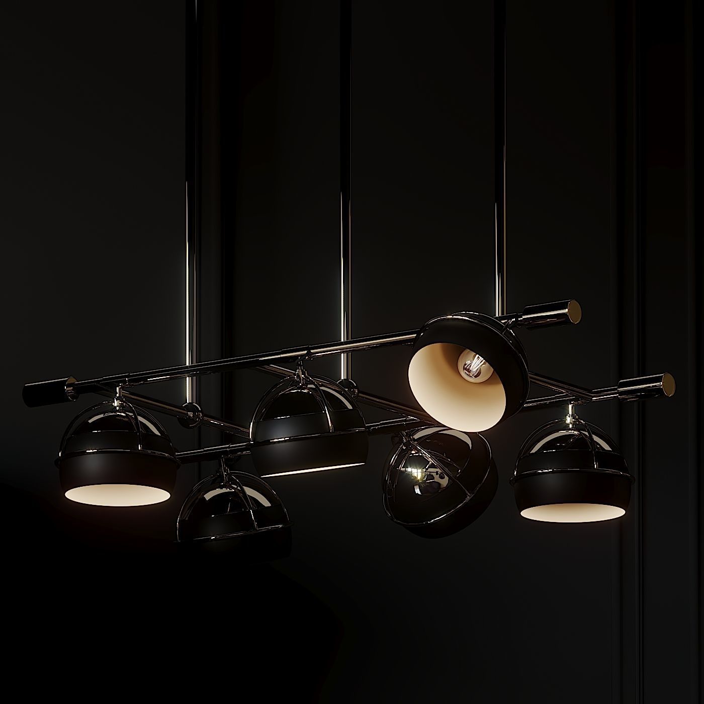 Black Widow II Suspension Lamp From Creativemary 3D model_1