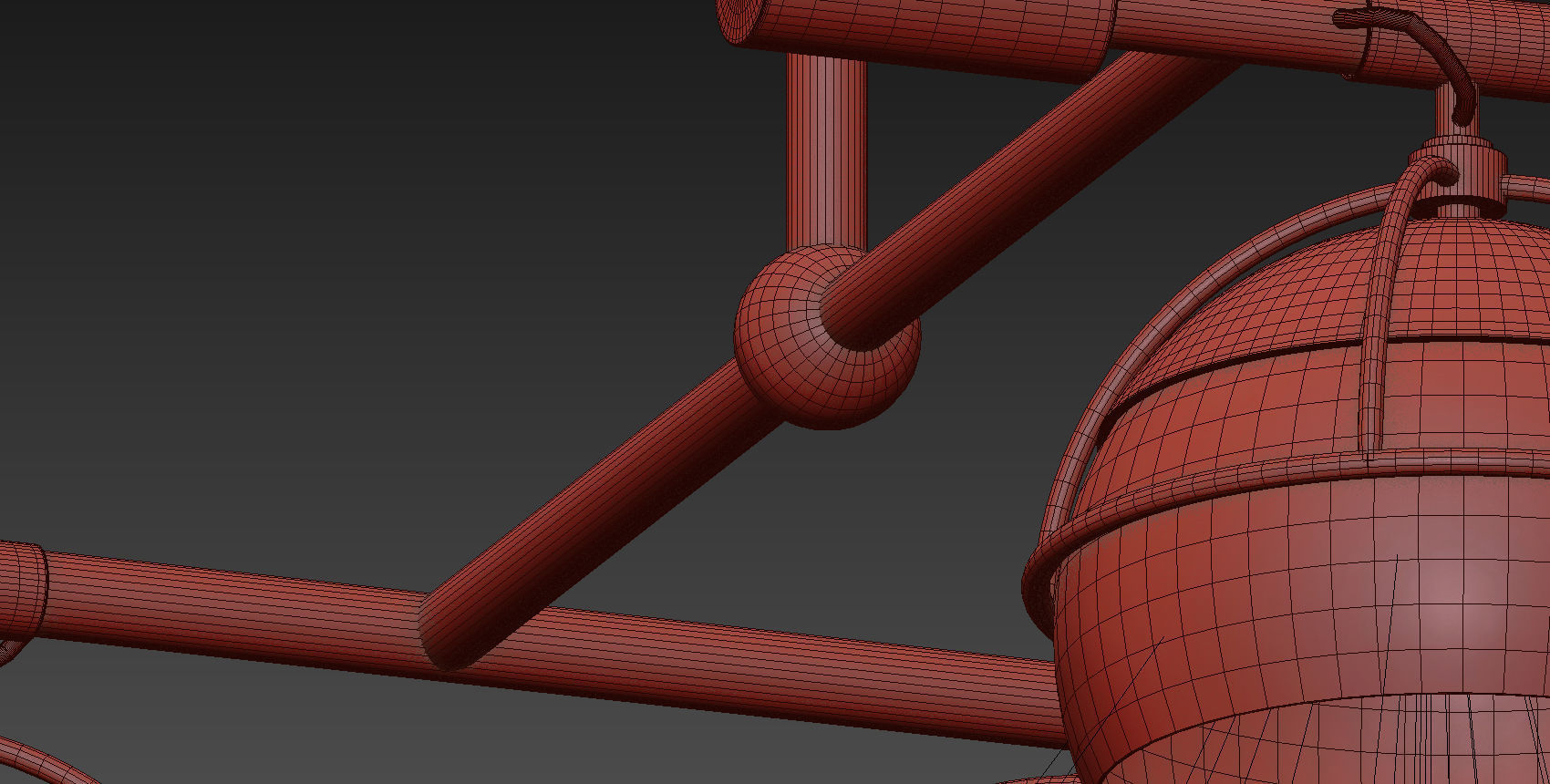 Black Widow II Suspension Lamp From Creativemary 3D model_7