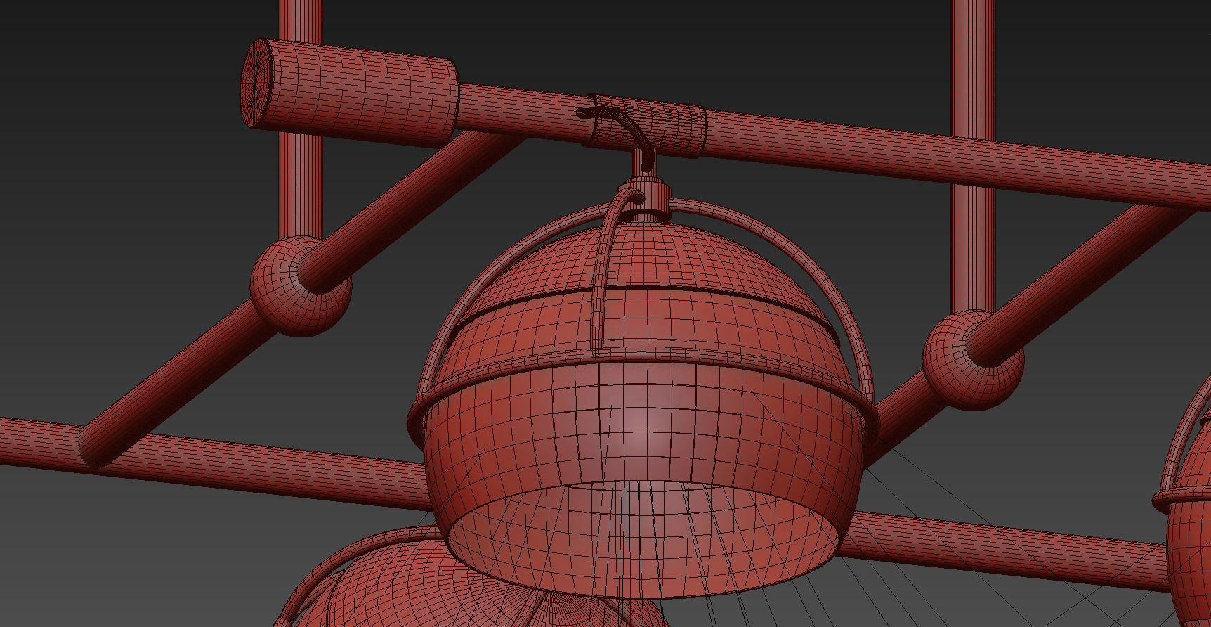 Black Widow II Suspension Lamp From Creativemary 3D model_9