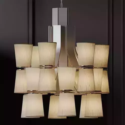 Muse 12 Pendant Chandeliers From Isaac Lighting 3D model