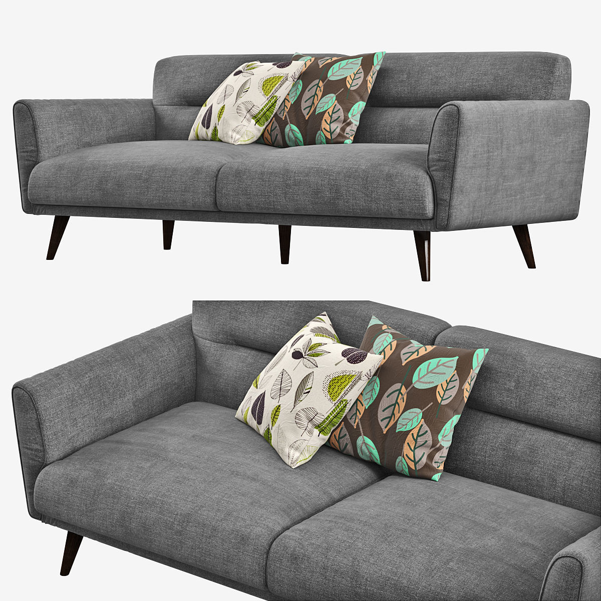 Sofa Oksana La Forma  3D model_1