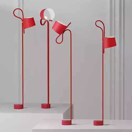 ROPE TRICK LAMP Designed by Stefan Diez 5 Colors 3D model