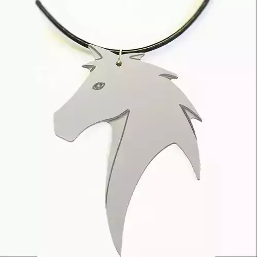 HORSE HEAD NECK CHAIN 