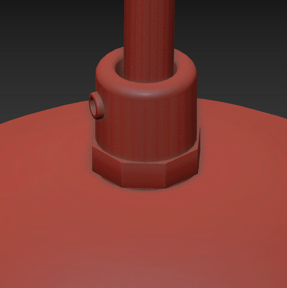 Maayan - Pendant Lightweight Concrete Lamp 3D model_5