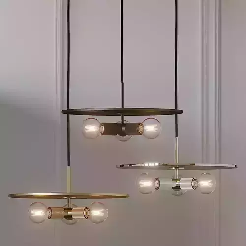 Utilitaire Disk Tripple Pendant lamp