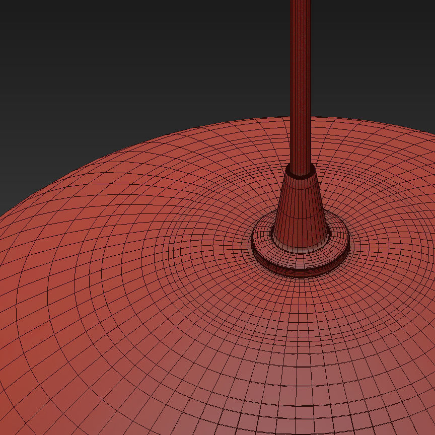 Glass Globe Mobile Pendant 3D model_3