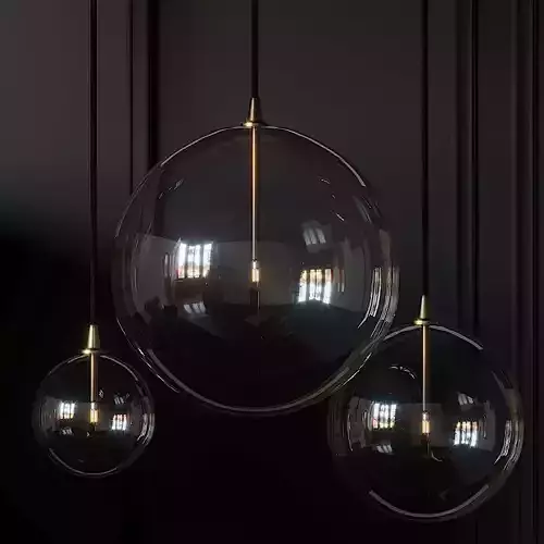 Glass Globe Mobile Pendant