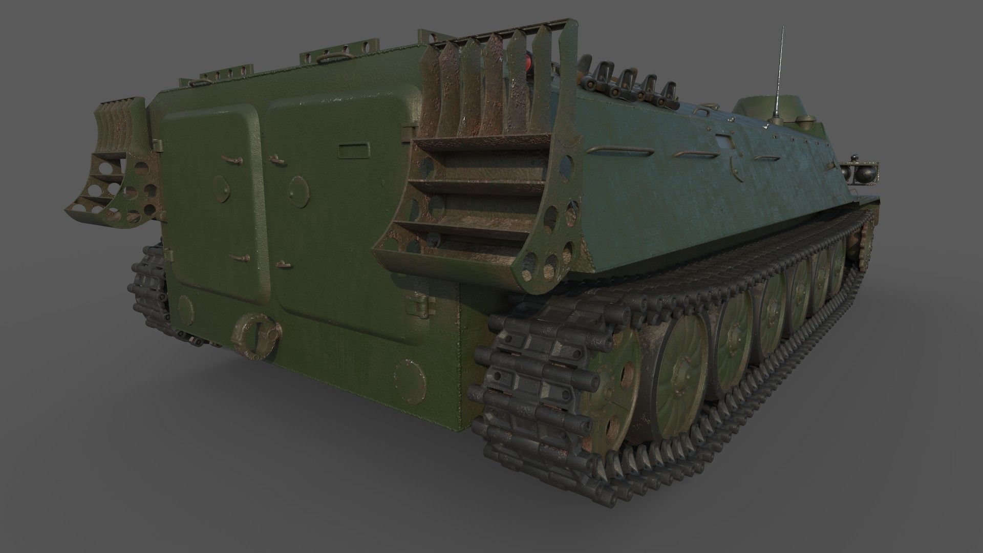MT-LB armored vehicle 3D model_3
