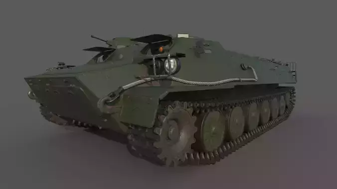MT-LB armored vehicle 3D model