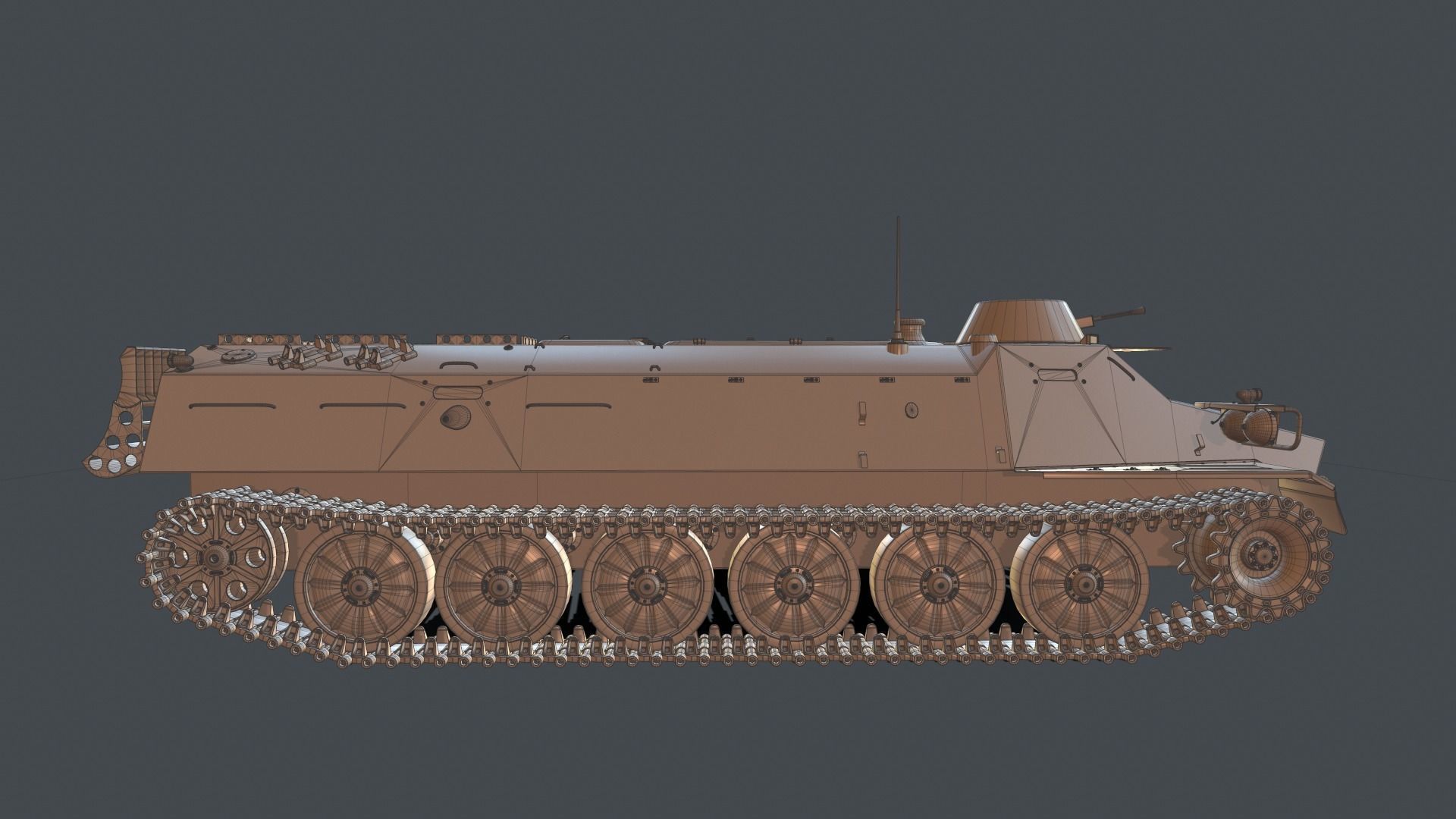 MT-LB armored vehicle 3D model_21