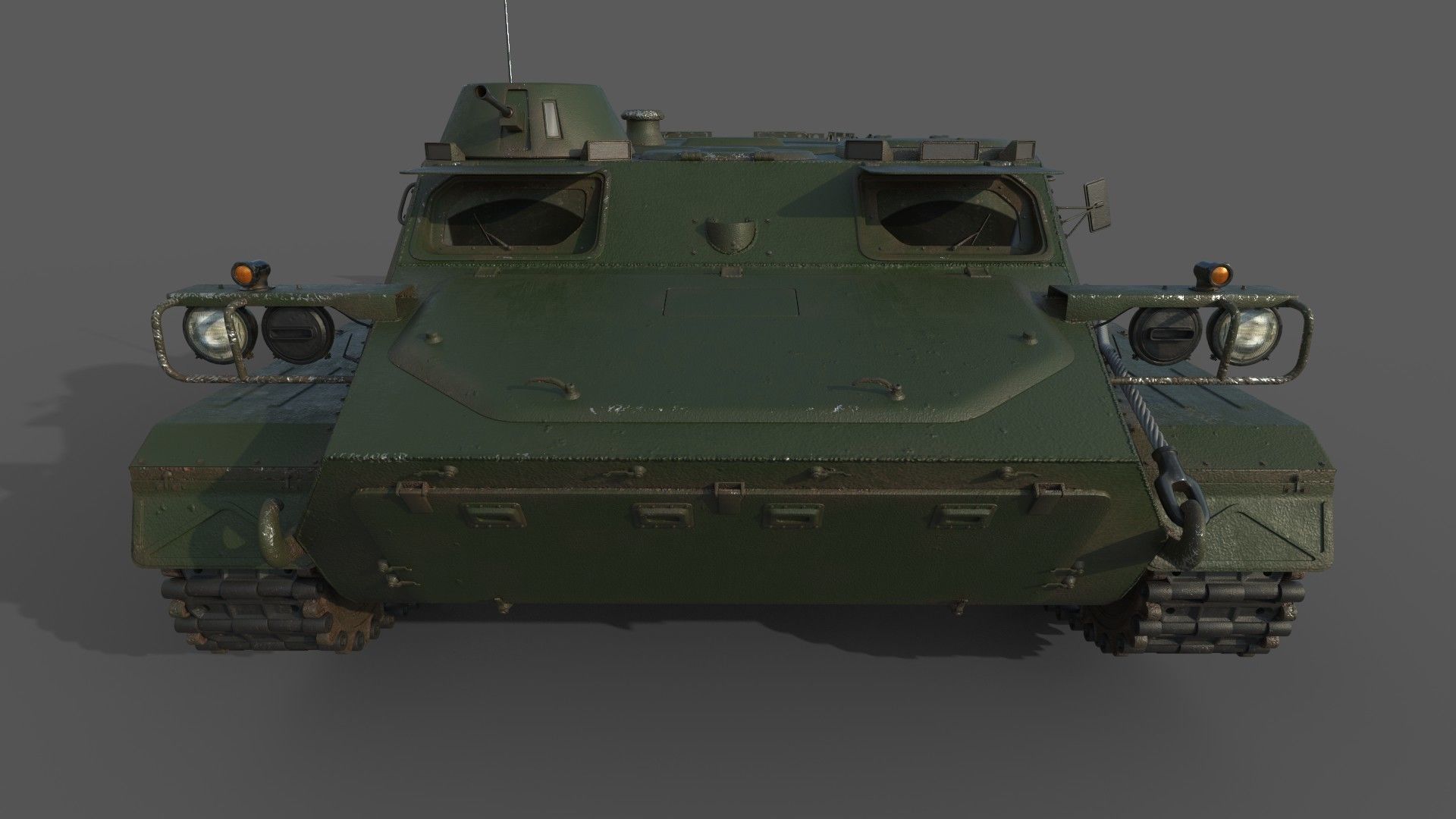 MT-LB armored vehicle 3D model_1