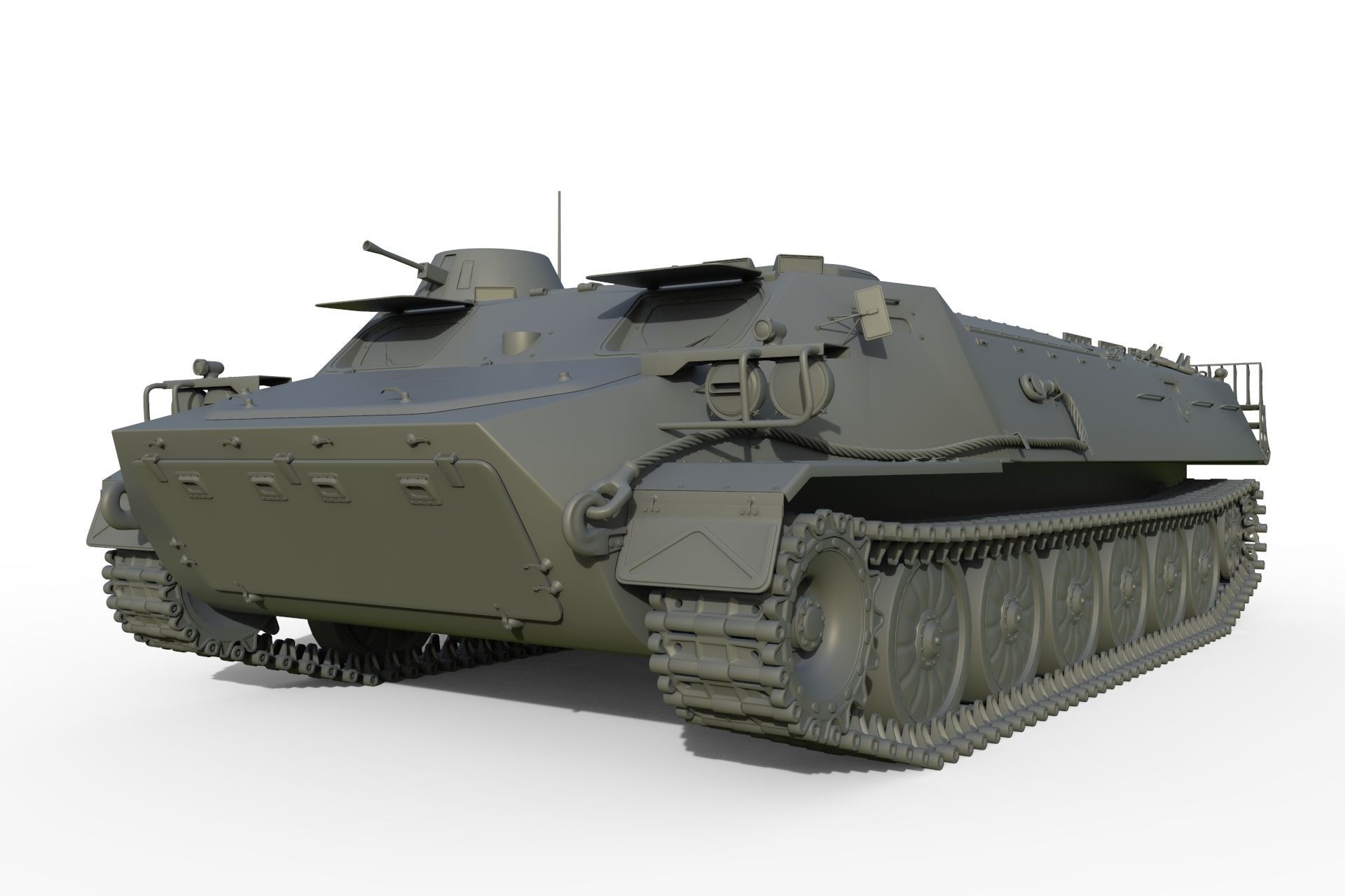 MT-LB armored vehicle 3D model_8