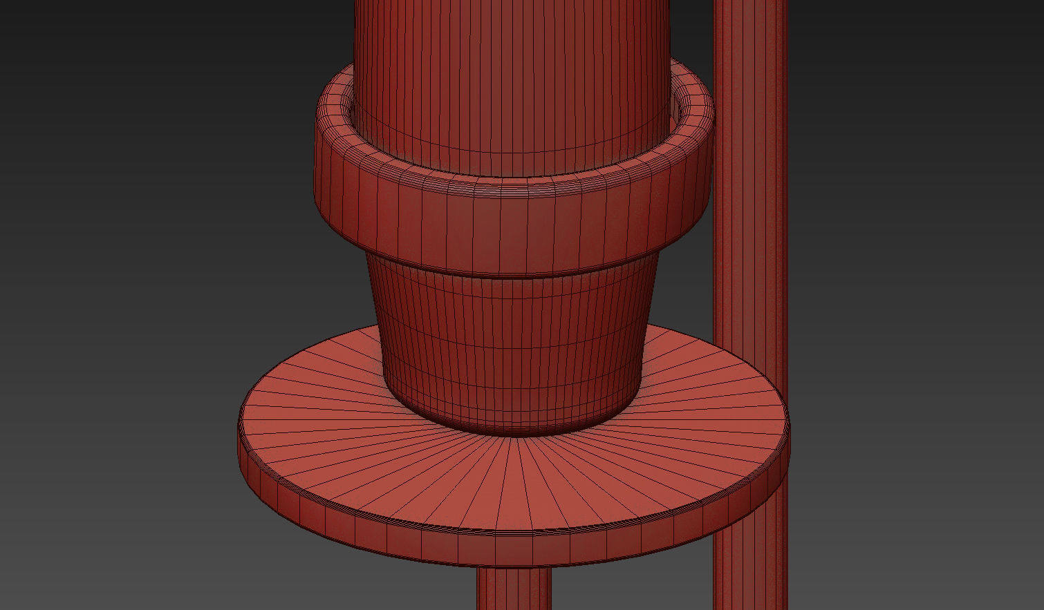 HAY LUP WALL - BRASS 3D model_5