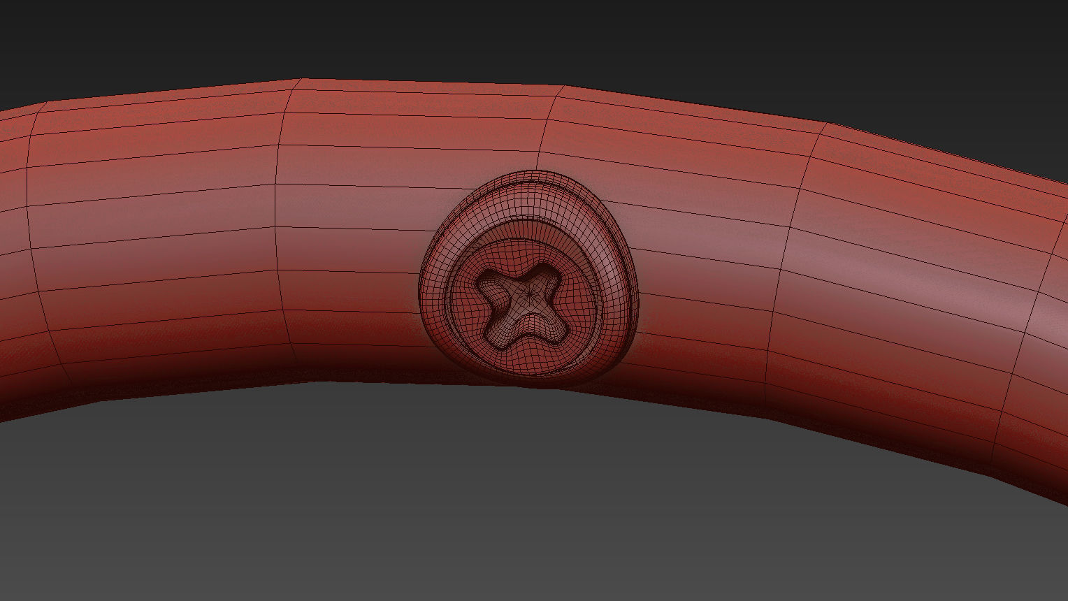 HAY LUP WALL - BRASS 3D model_3