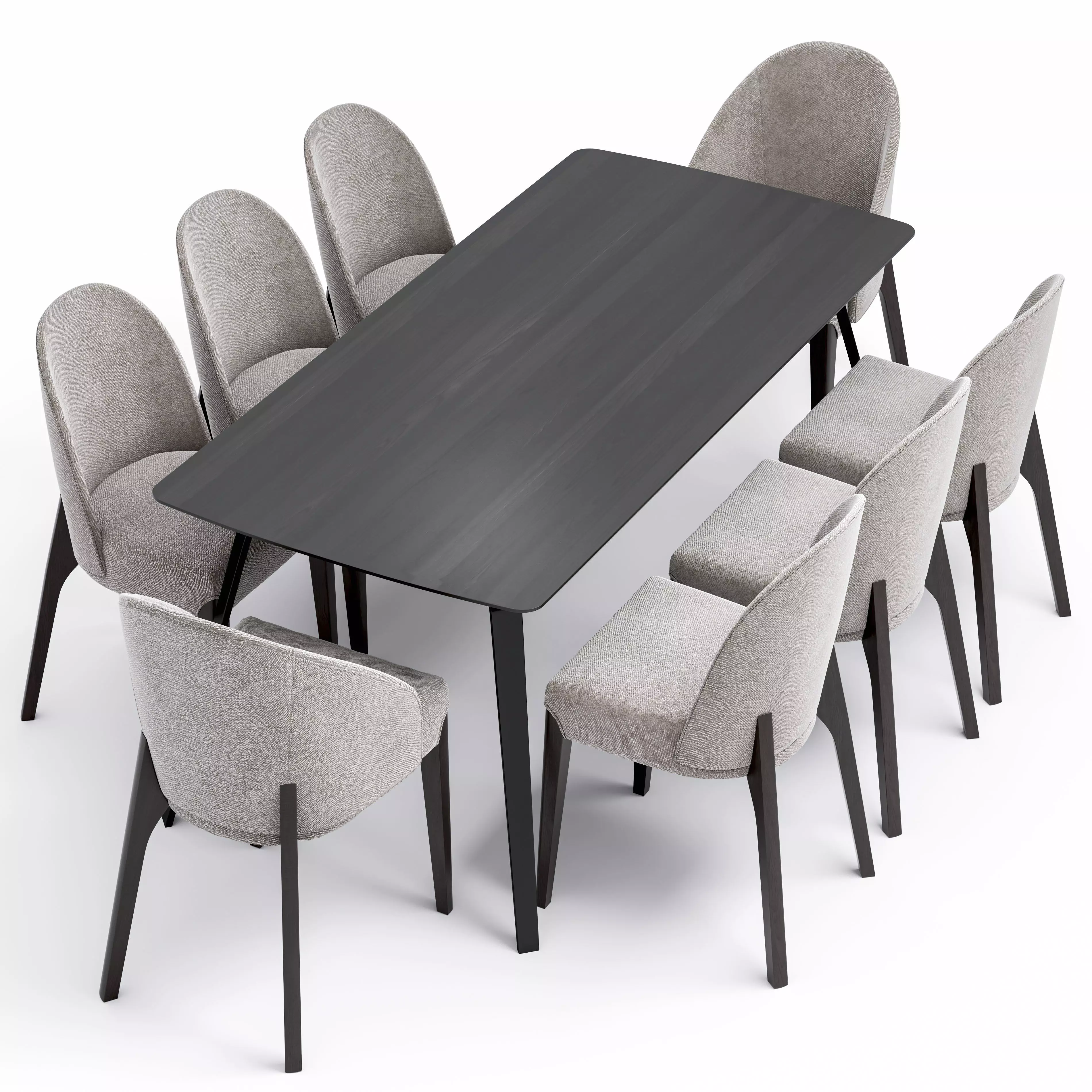 Dinning Set 01  3D model_0