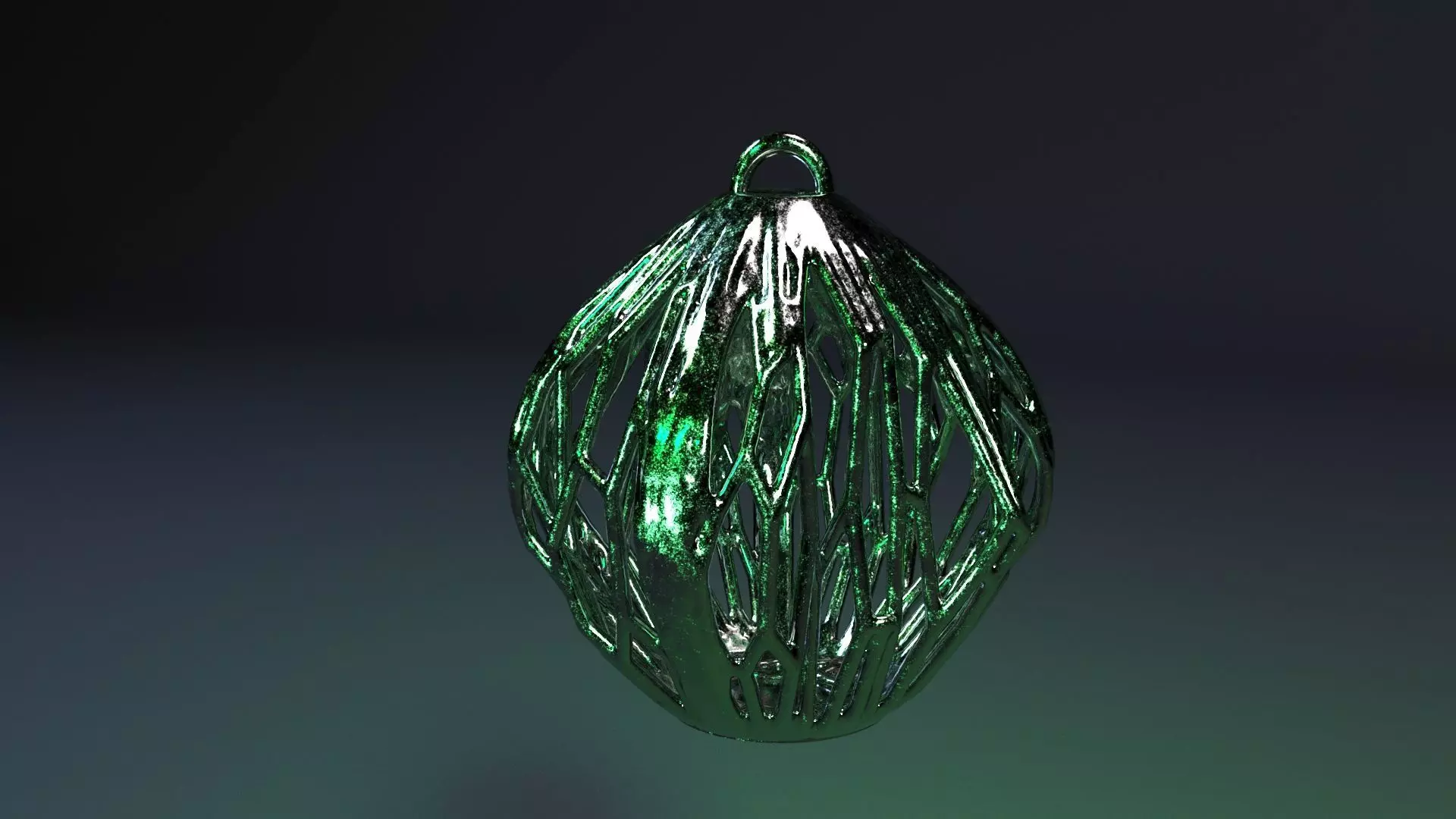 christmas ball 3D print model_0