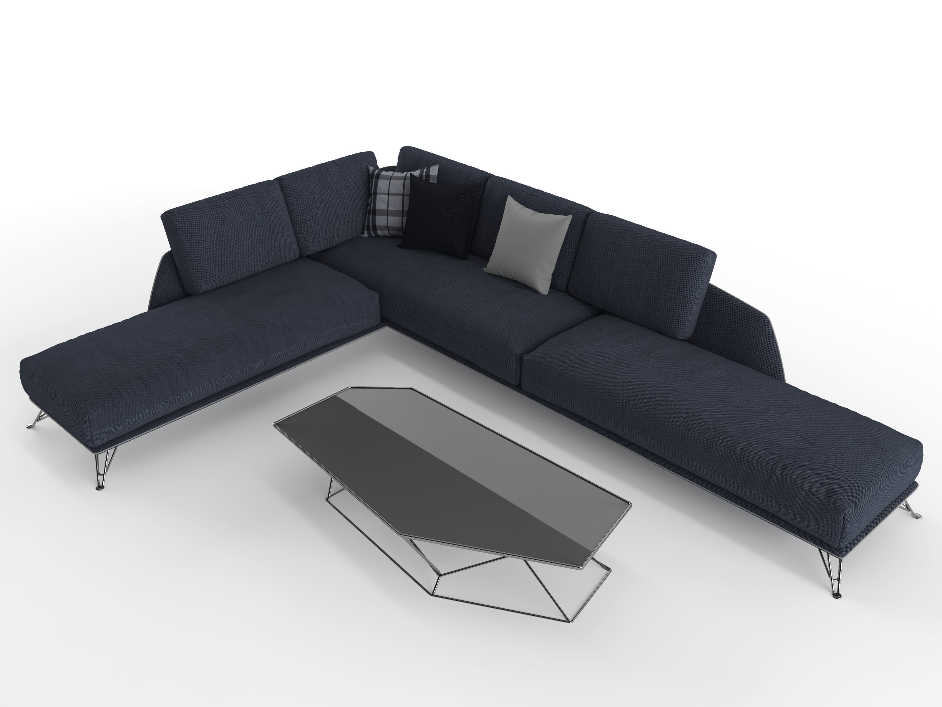 ARKETIPO MORRISON A SOFA WITH CHAISE 3D model_2