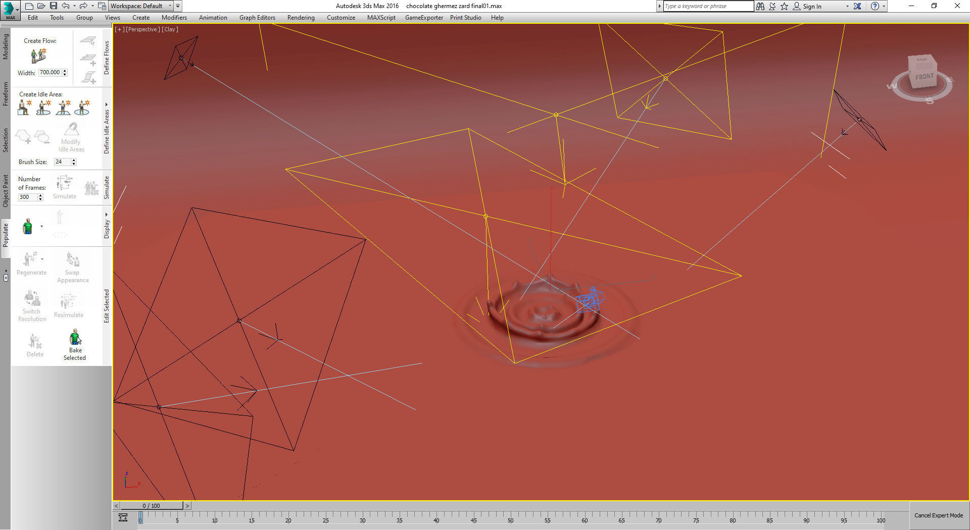 melt chocolate 3D model_3