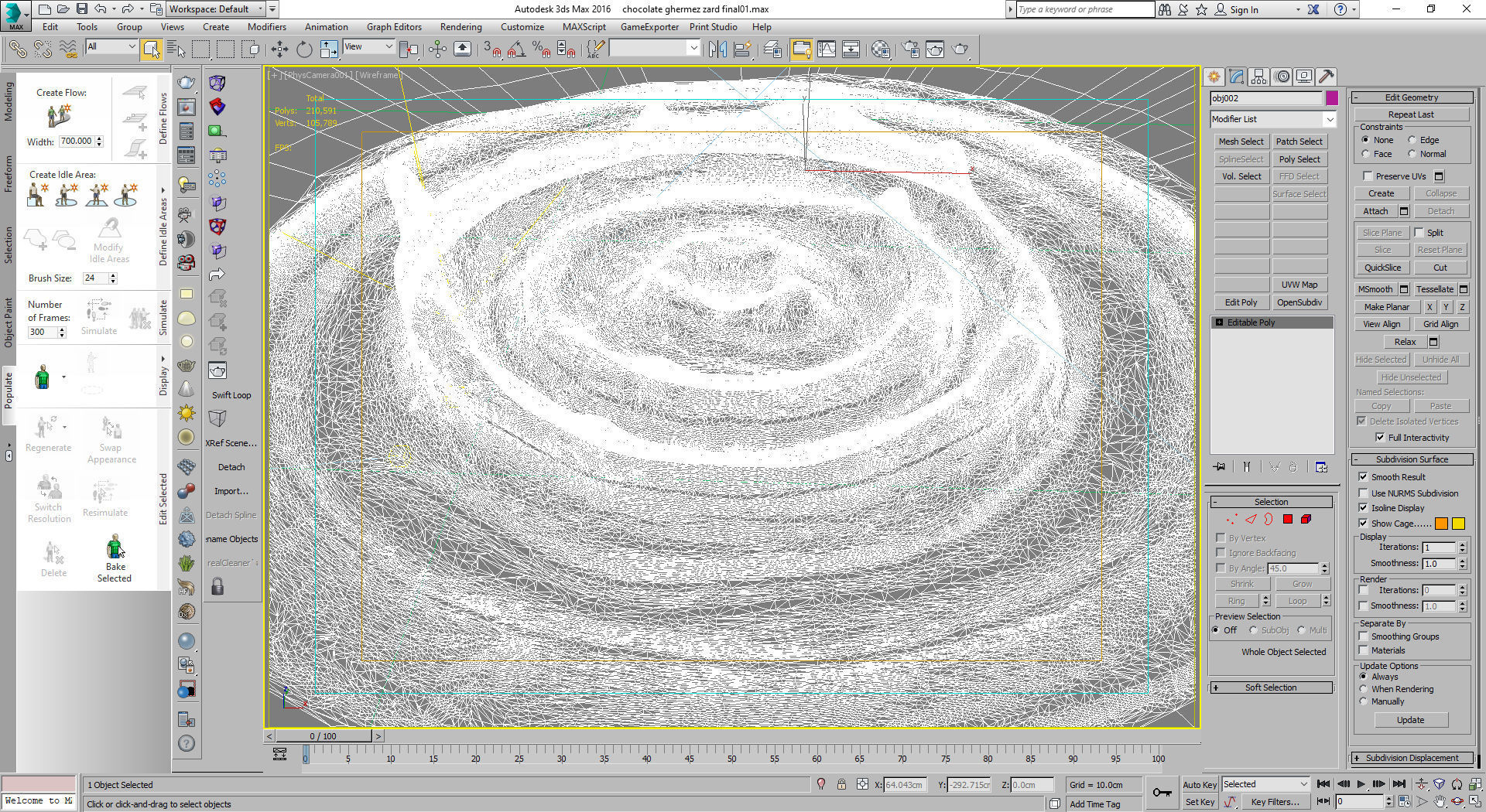 melt chocolate 3D model_5