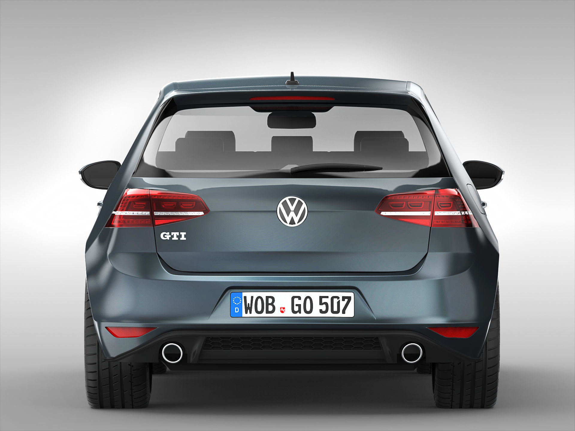 Volkswagen Golf GTI 2013 - 2017 3D model_5