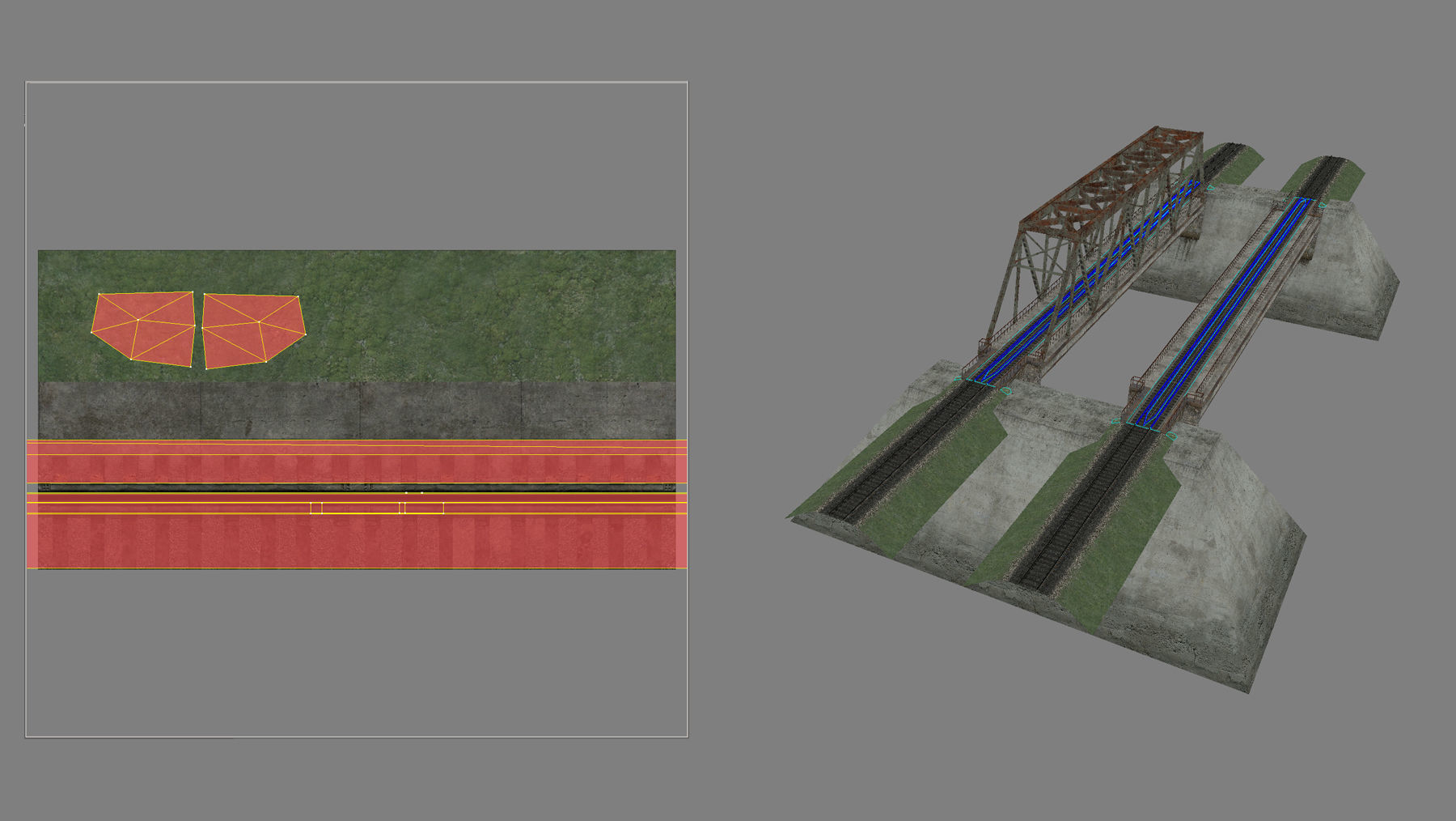 RW Bridge Vologda-II Low-poly 3D model_22