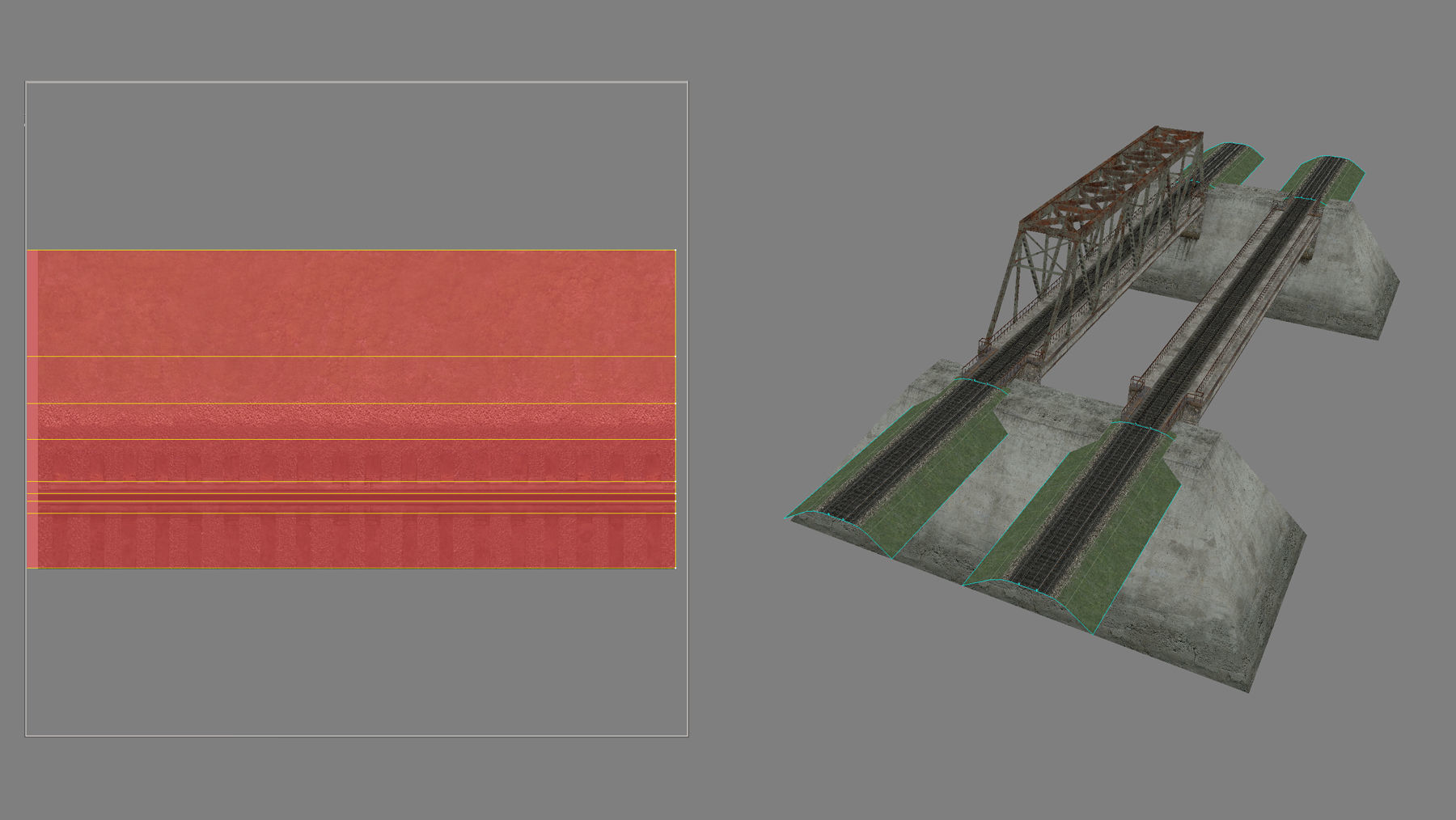 RW Bridge Vologda-II Low-poly 3D model_23