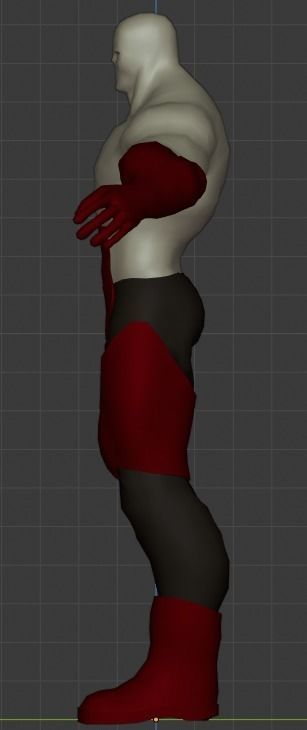 Prisoner-001-Male-Rigged humanoid Low-poly 3D model_4