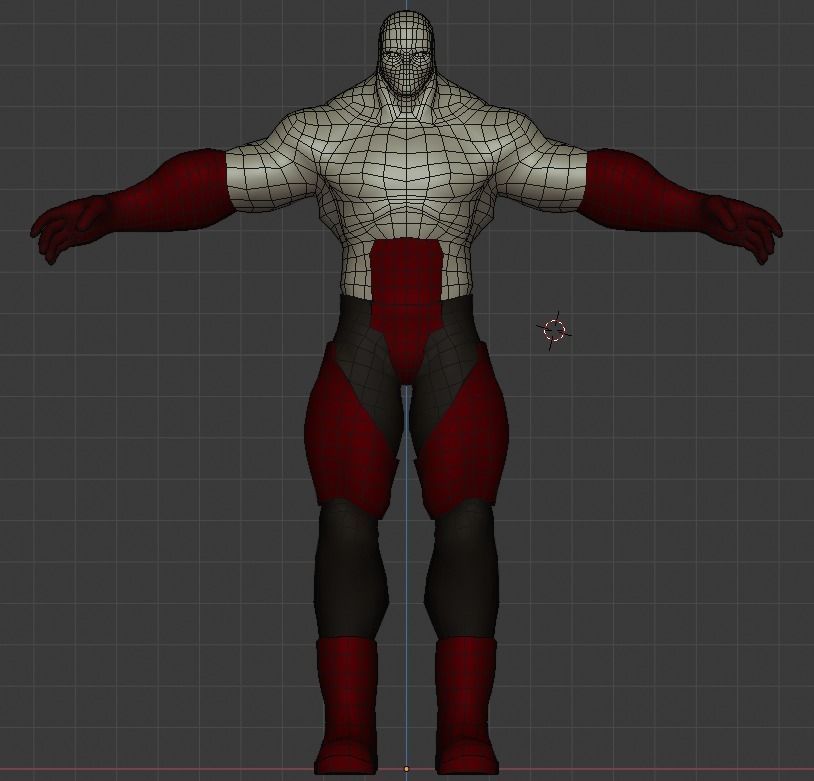 Prisoner-001-Male-Rigged humanoid Low-poly 3D model_2