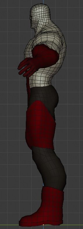 Prisoner-001-Male-Rigged humanoid Low-poly 3D model_5