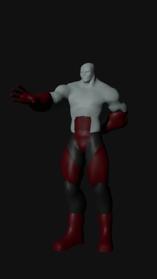 Prisoner-001-Male-Rigged humanoid Low-poly 3D model_1