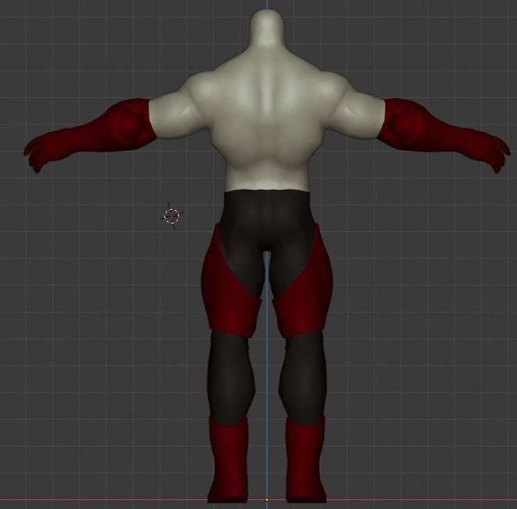 Prisoner-001-Male-Rigged humanoid Low-poly 3D model_6