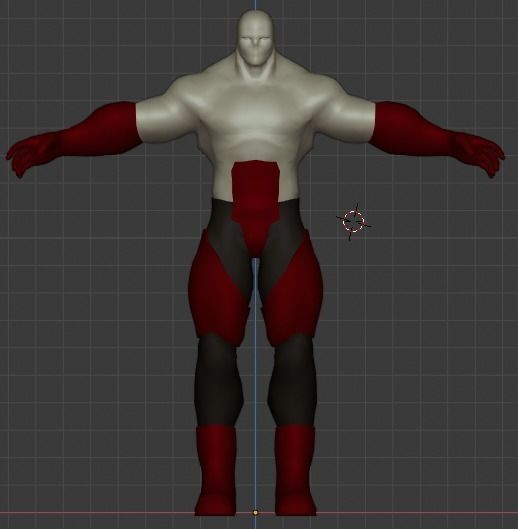 Prisoner-001-Male-Rigged humanoid Low-poly 3D model_3