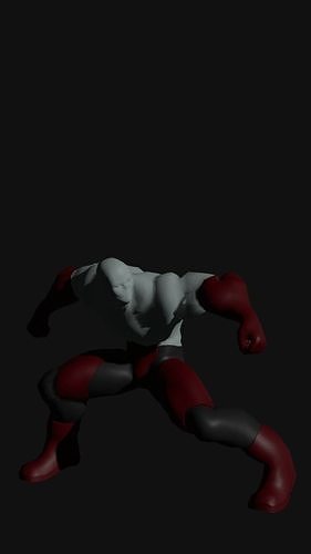 Prisoner-001-Male-Rigged humanoid Low-poly 3D model