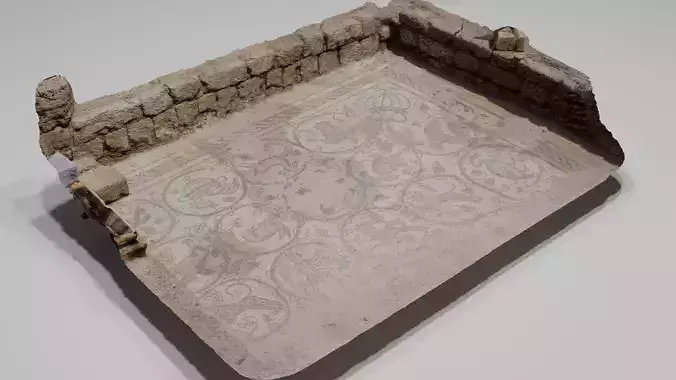 Ancient Roman Floor Mosaic 