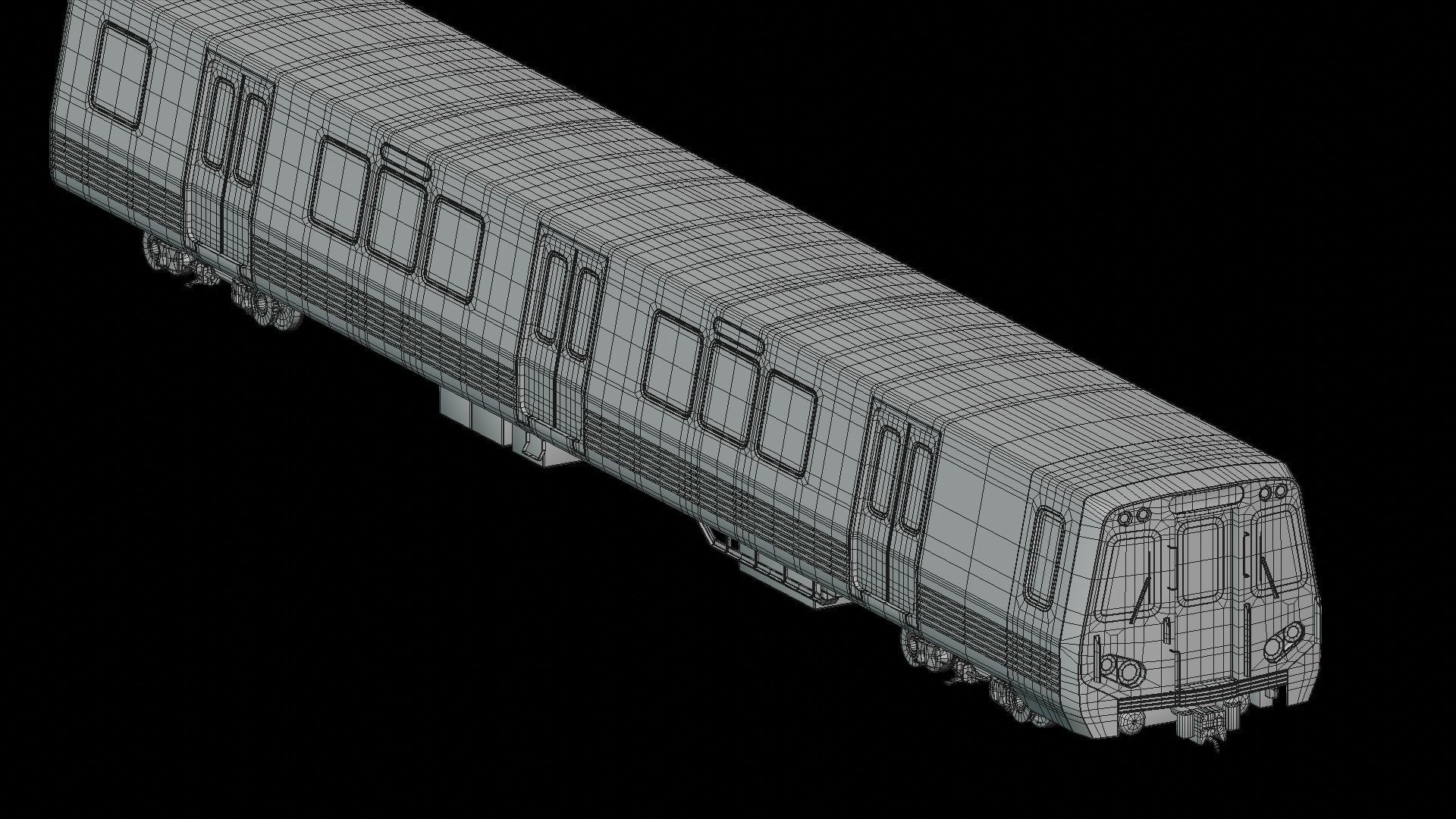 Washington metro 3D model_7