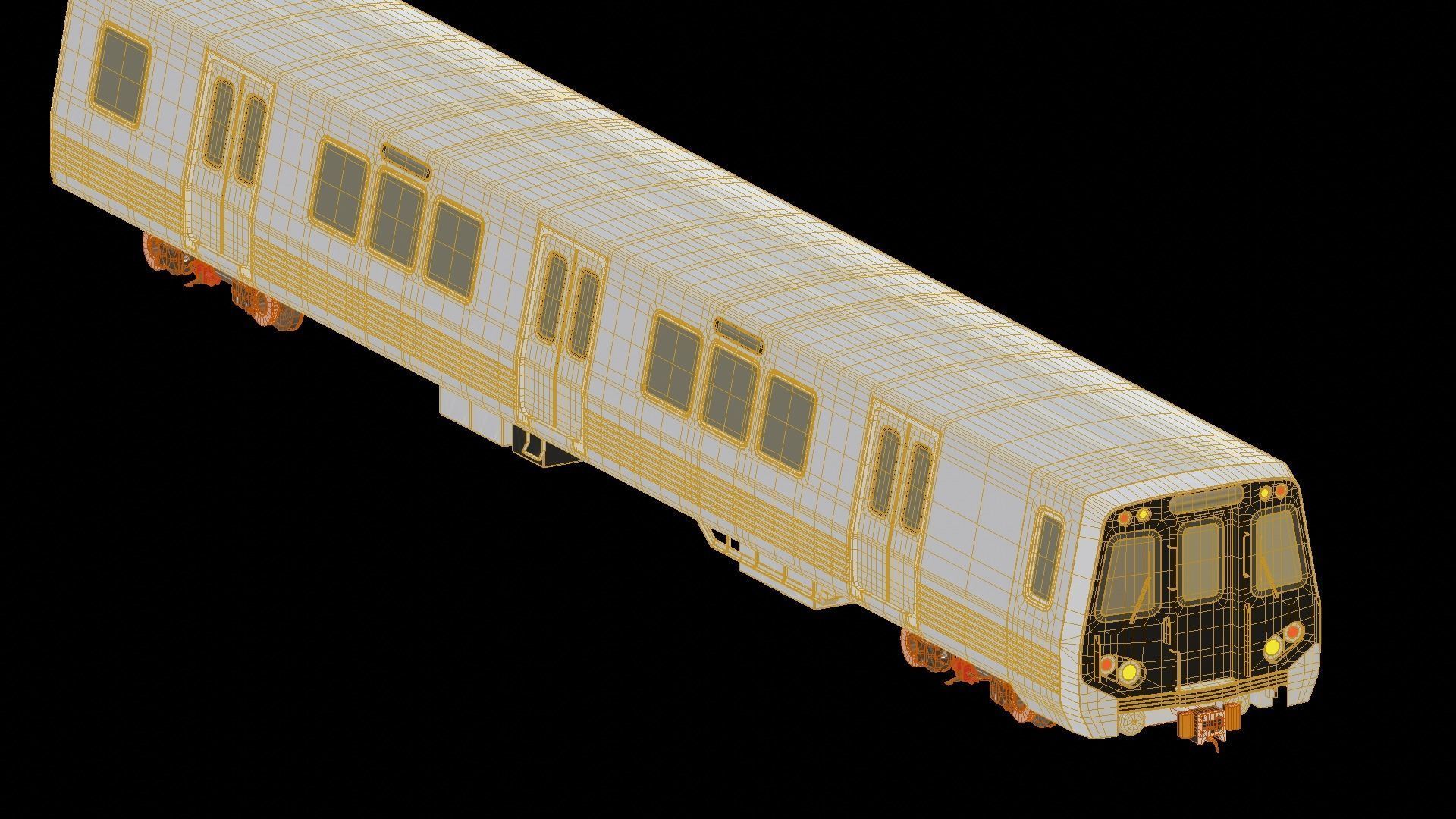 Washington metro 3D model_6