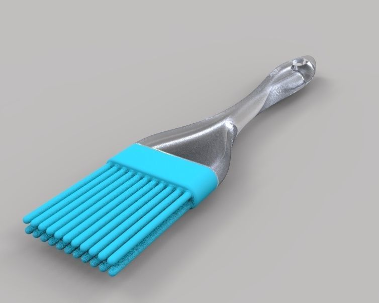Kabab Brush 3D print model_7