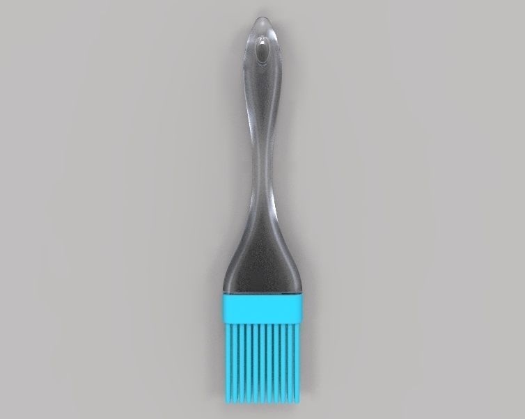 Kabab Brush 3D print model_9