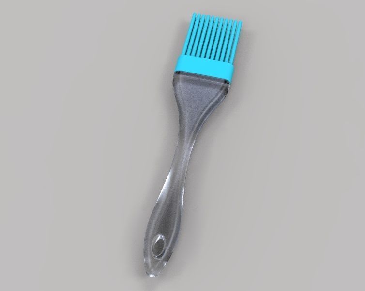Kabab Brush 3D print model_3