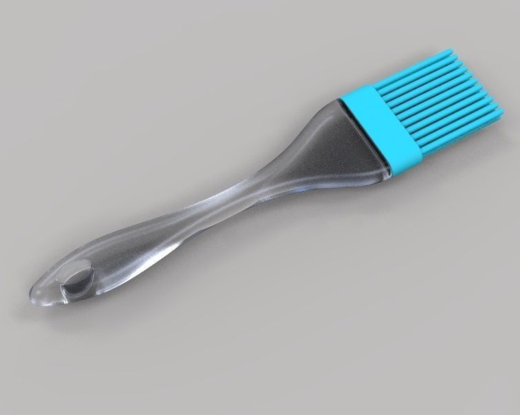 Kabab Brush 3D print model_2