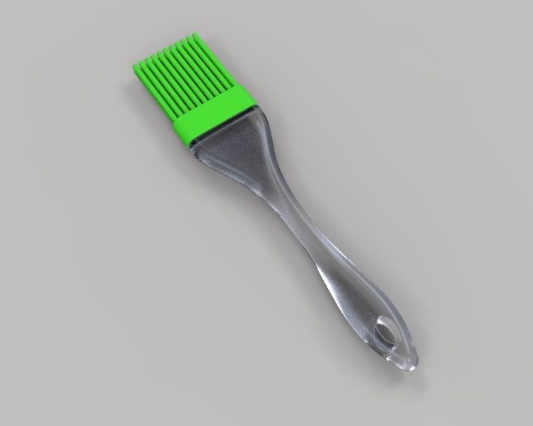 Kabab Brush 3D print model_12