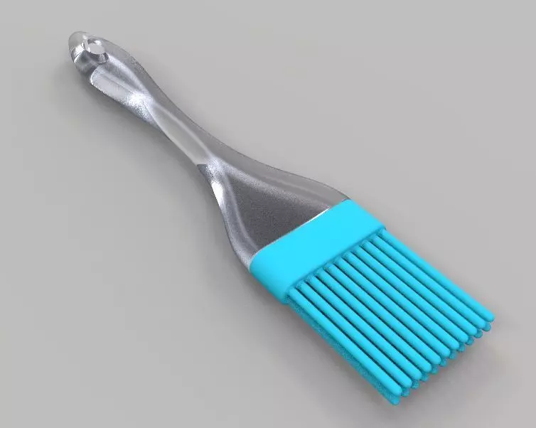 Kabab Brush 3D print model_0