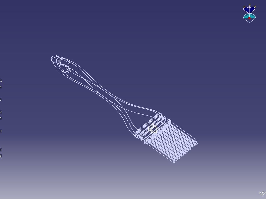 Kabab Brush 3D print model_17