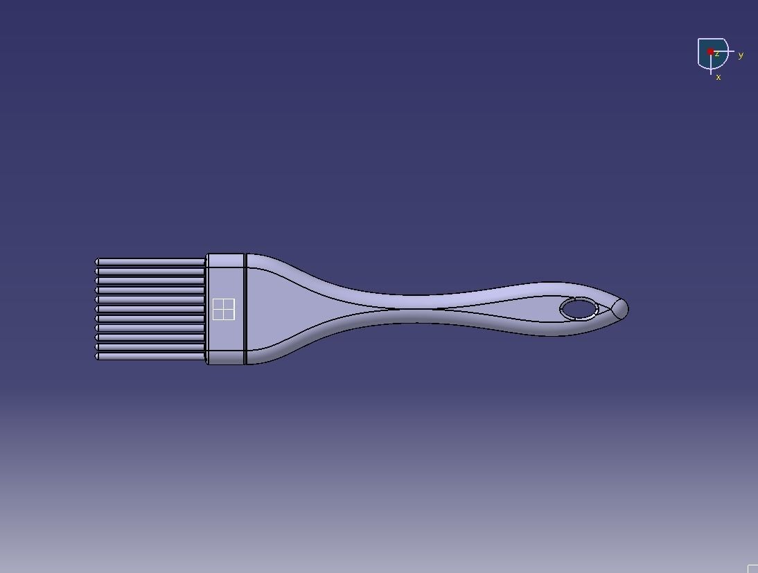 Kabab Brush 3D print model_19